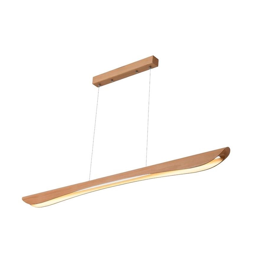 LED pendel LED/22W/230V 4000K 120 cm bøg/massivt træ