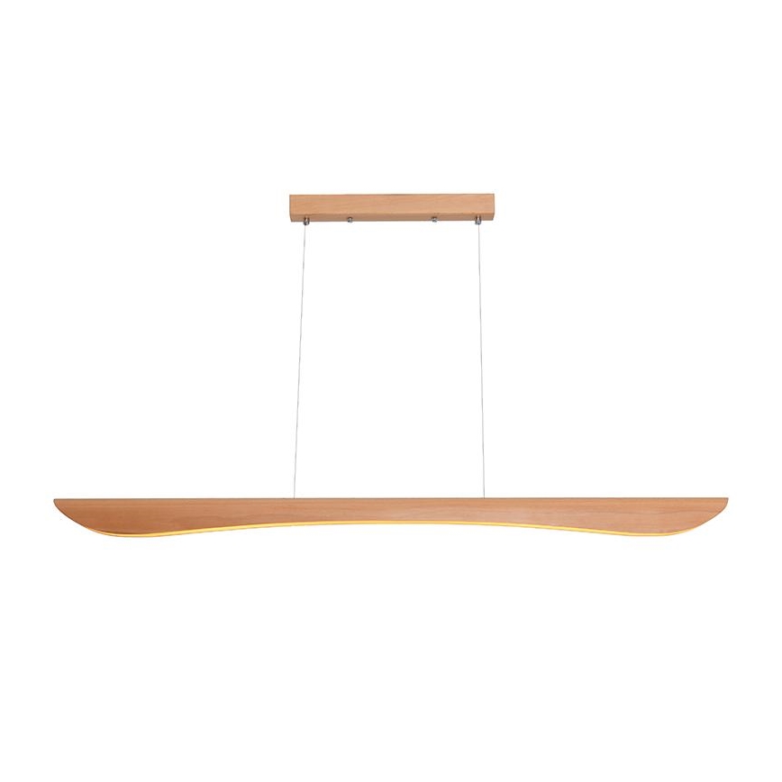 LED pendel LED/22W/230V 4000K 120 cm bøg/massivt træ