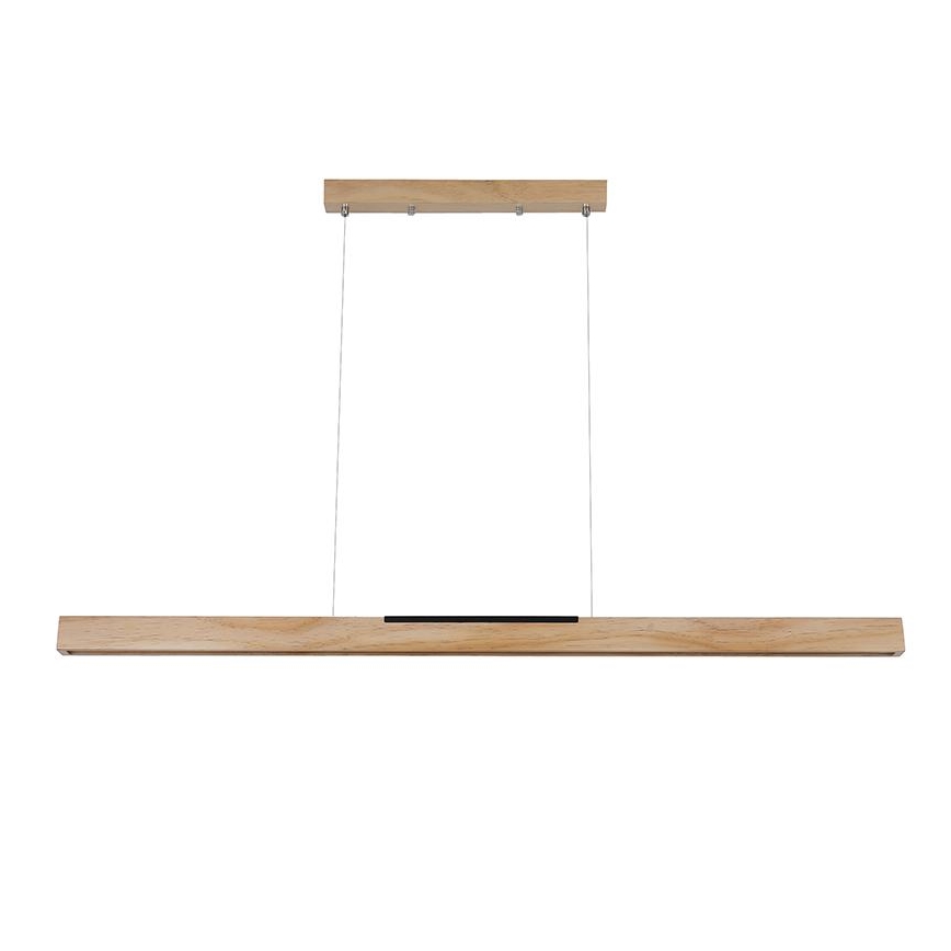 LED pendel LED/22W/230V 4000K 120 cm fyrretræ/massivt træ