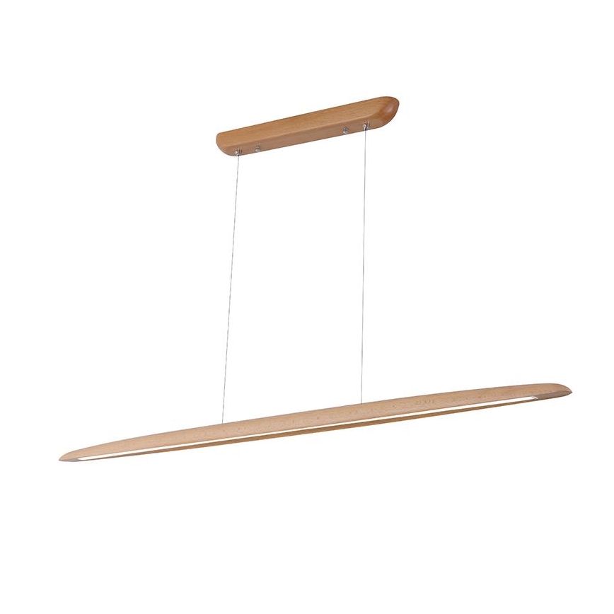 LED pendel LED/22W/230V 4000K 130 cm bøg/massivt træ