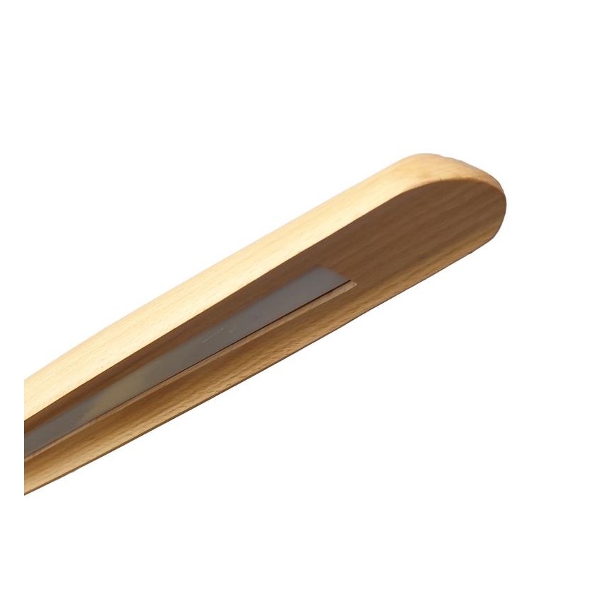 LED pendel LED/22W/230V 4000K 130 cm bøg/massivt træ