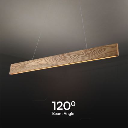 LED pendel LED/24W/230V 3000K brun