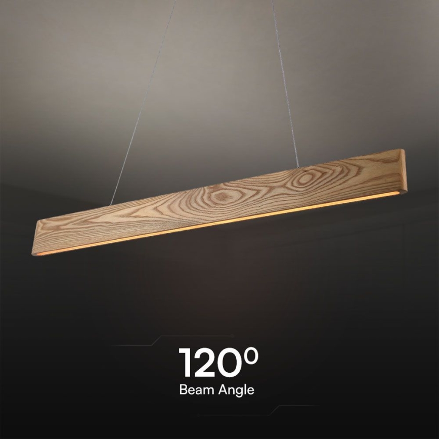 LED pendel LED/24W/230V 3000K brun