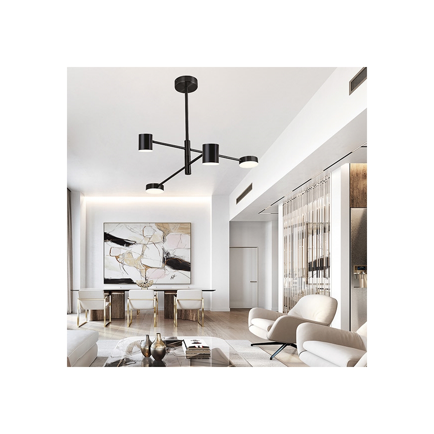 LED pendel LED/24W/230V 3000K sort