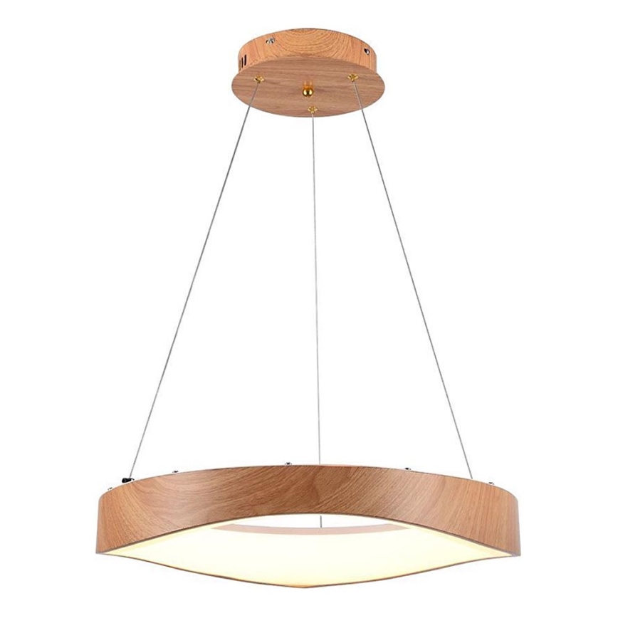 LED pendel LED/25W/230V 3000K ø 50 cm brun