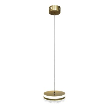 LED pendel LED/25W/230V diameter 20 cm guldfarvet