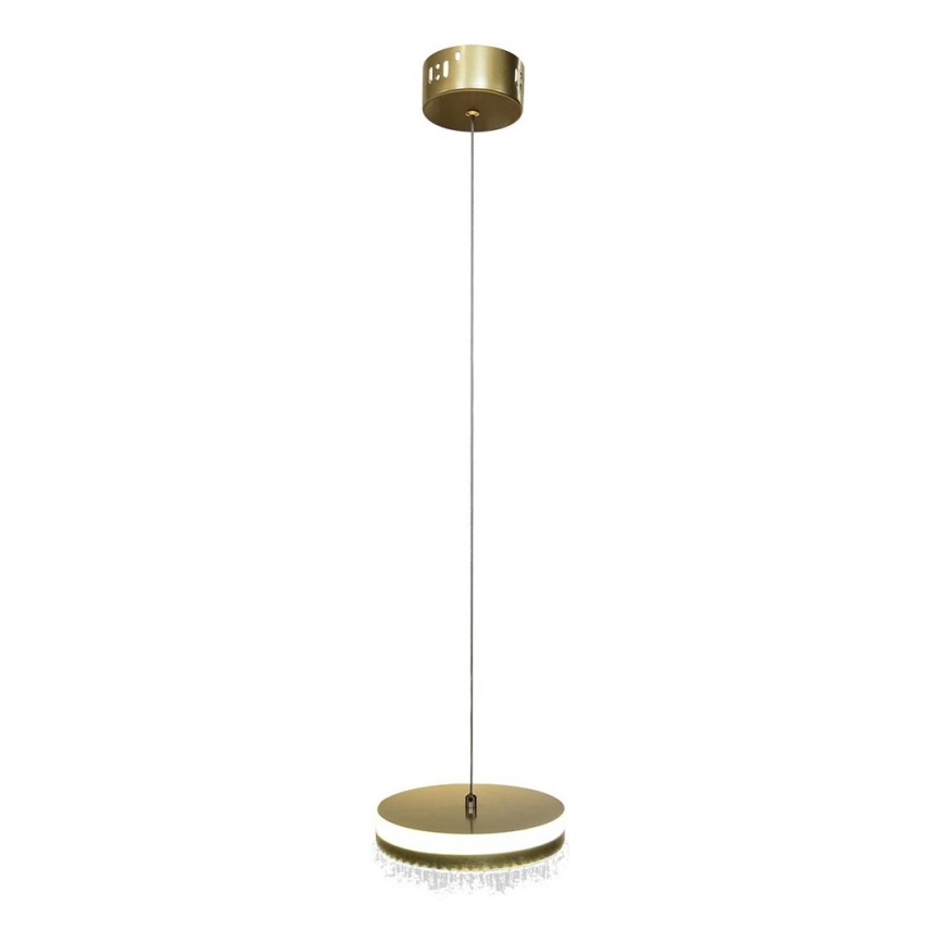 LED pendel LED/25W/230V diameter 20 cm guldfarvet