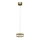 LED pendel LED/25W/230V diameter 20 cm guldfarvet