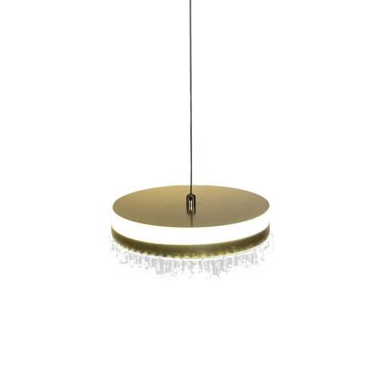 LED pendel LED/25W/230V diameter 20 cm guldfarvet