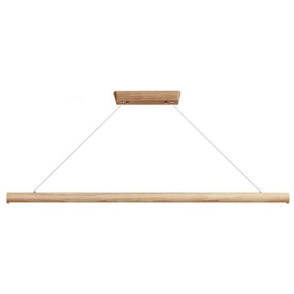LED pendel LED/26W/230V 4000K 150 cm aske/massivt træ