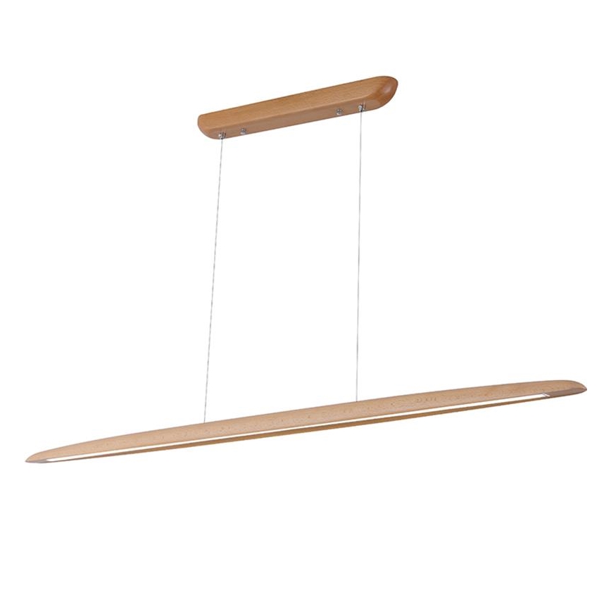 LED pendel LED/26W/230V 4000K 150 cm bøg/massivt træ
