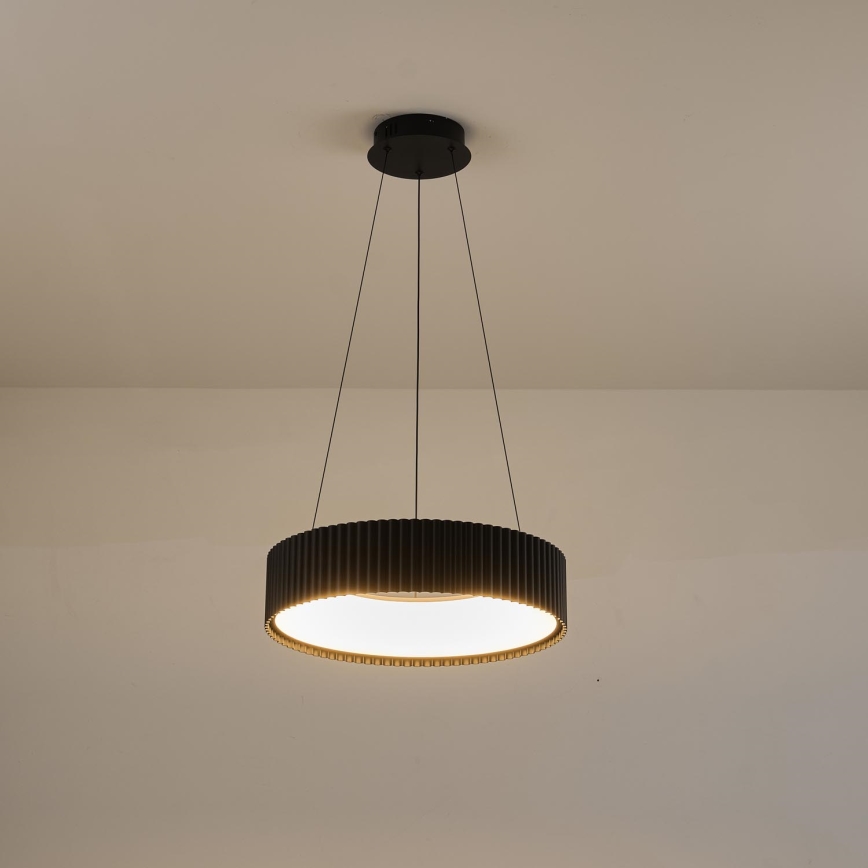 LED pendel LED/30W/230V 3000K sort