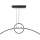LED pendel LED/30W/230V 4000K 88 cm sort