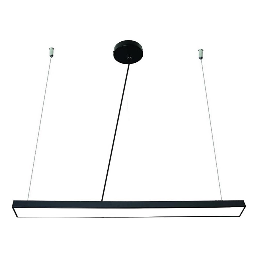 LED pendel LED/32W/230V 4000K diameter 120 cm sort