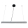 LED pendel LED/32W/230V 4000K diameter 120 cm sort