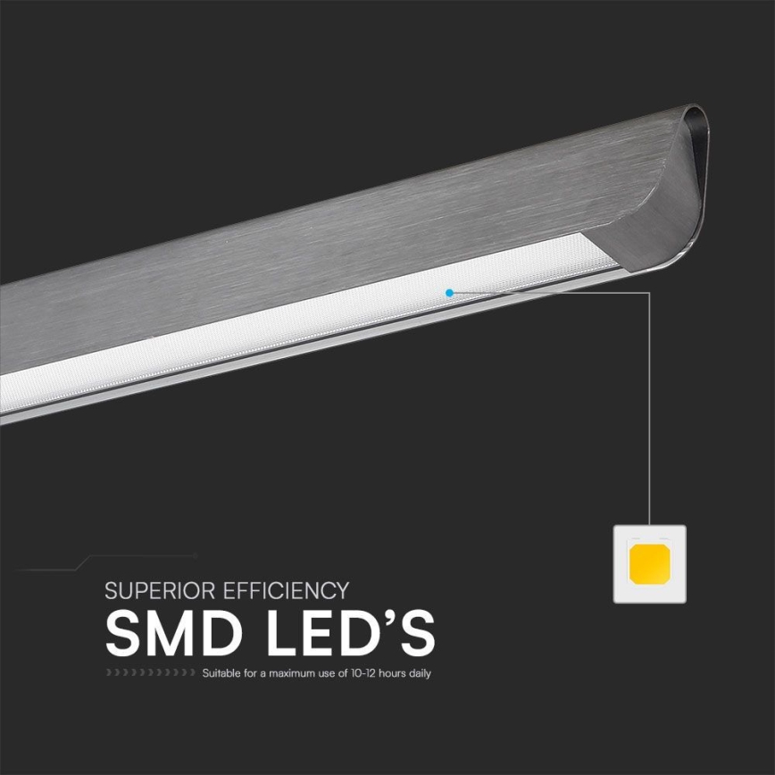 LED pendel LED/36W/230V 3000/4000/6400K antracit