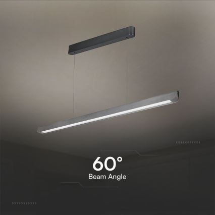 LED pendel LED/36W/230V 3000/4000/6400K antracit