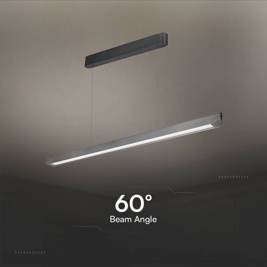 LED pendel LED/36W/230V 3000/4000/6400K antracit