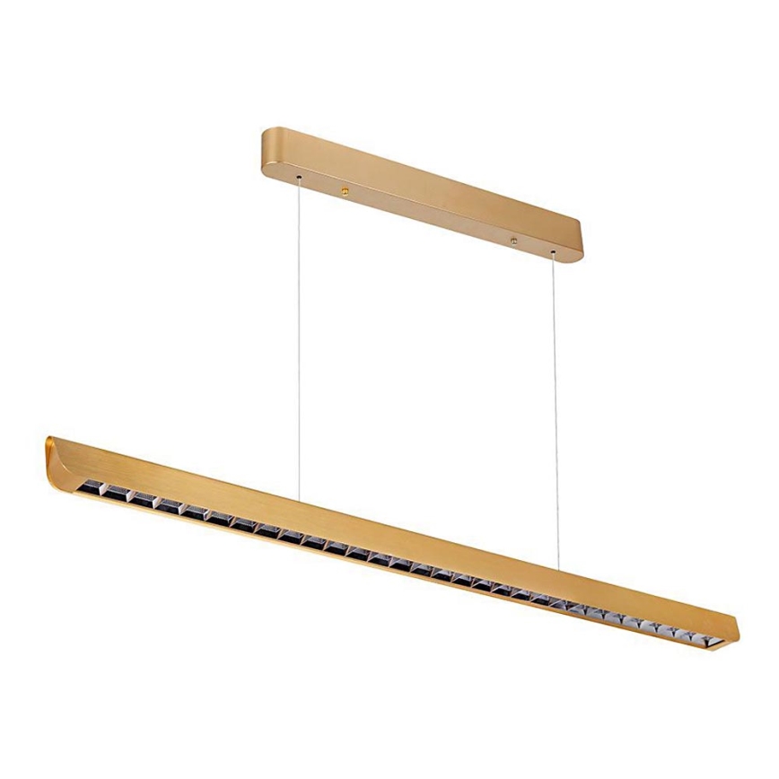 LED pendel LED/36W/230V 3000/4000/6400K guldfarvet