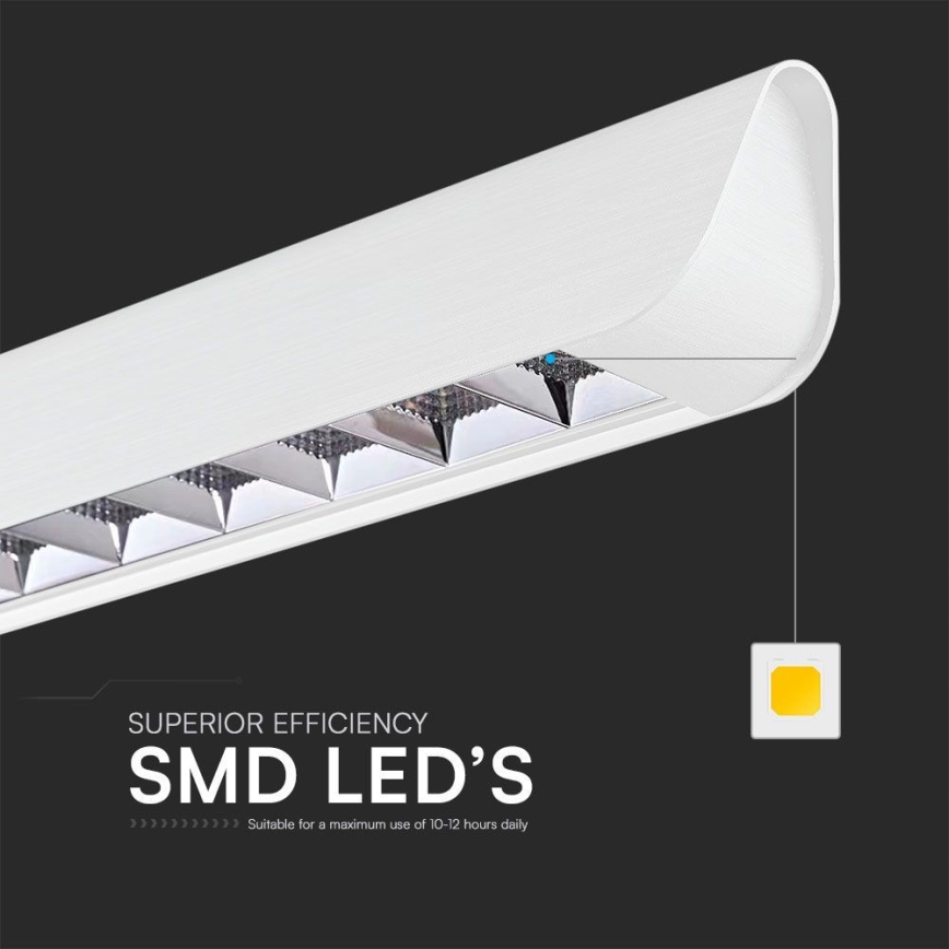 LED pendel LED/36W/230V 3000/4000/6400K hvid