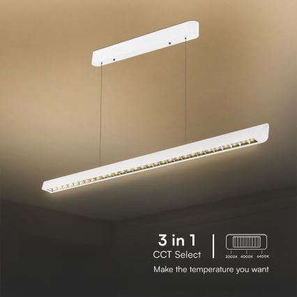 LED pendel LED/36W/230V 3000/4000/6400K hvid