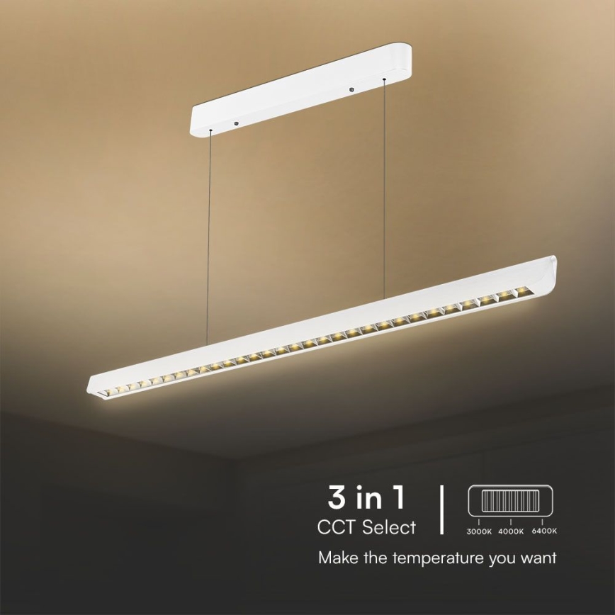 LED pendel LED/36W/230V 3000/4000/6400K hvid