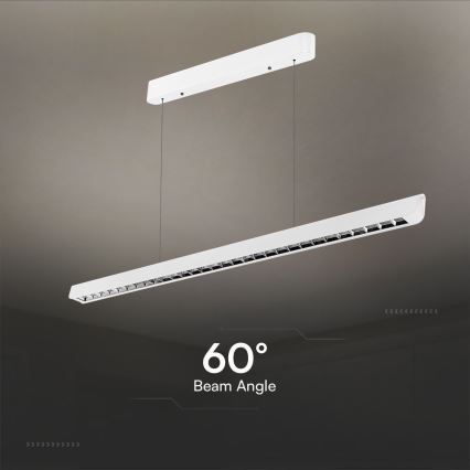 LED pendel LED/36W/230V 3000/4000/6400K hvid