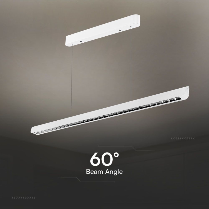 LED pendel LED/36W/230V 3000/4000/6400K hvid