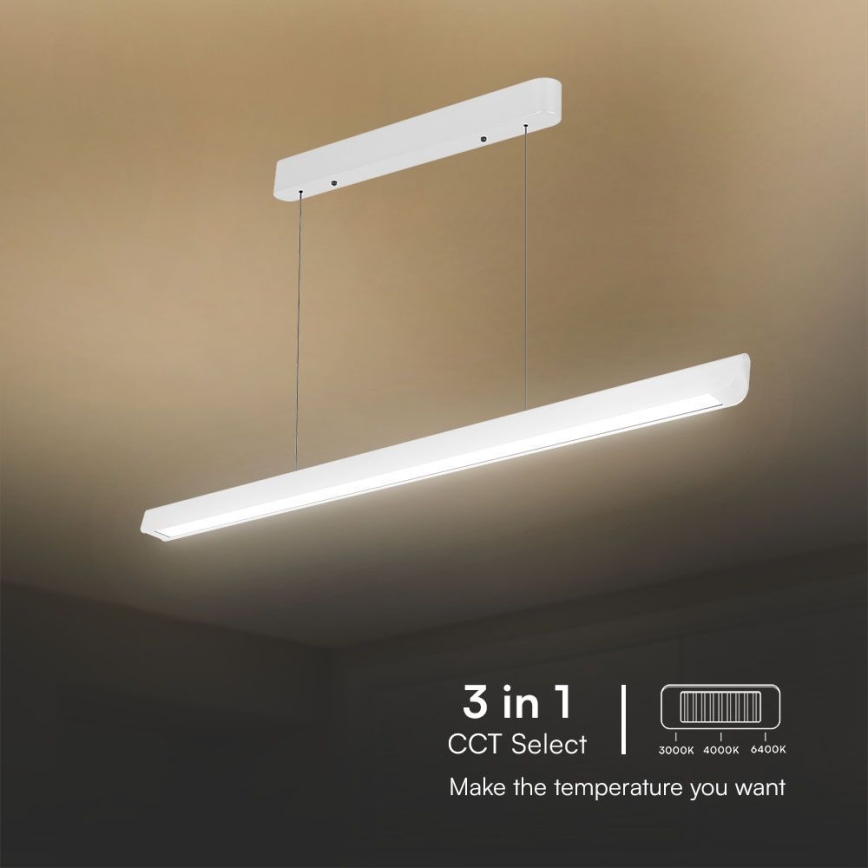 LED pendel LED/36W/230V 3000/4000/6400K hvid