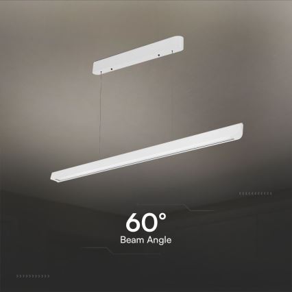 LED pendel LED/36W/230V 3000/4000/6400K hvid