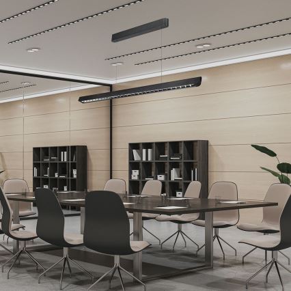 LED pendel LED/36W/230V 3000/4000/6400K sort