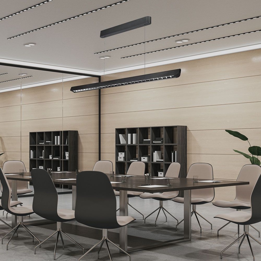 LED pendel LED/36W/230V 3000/4000/6400K sort
