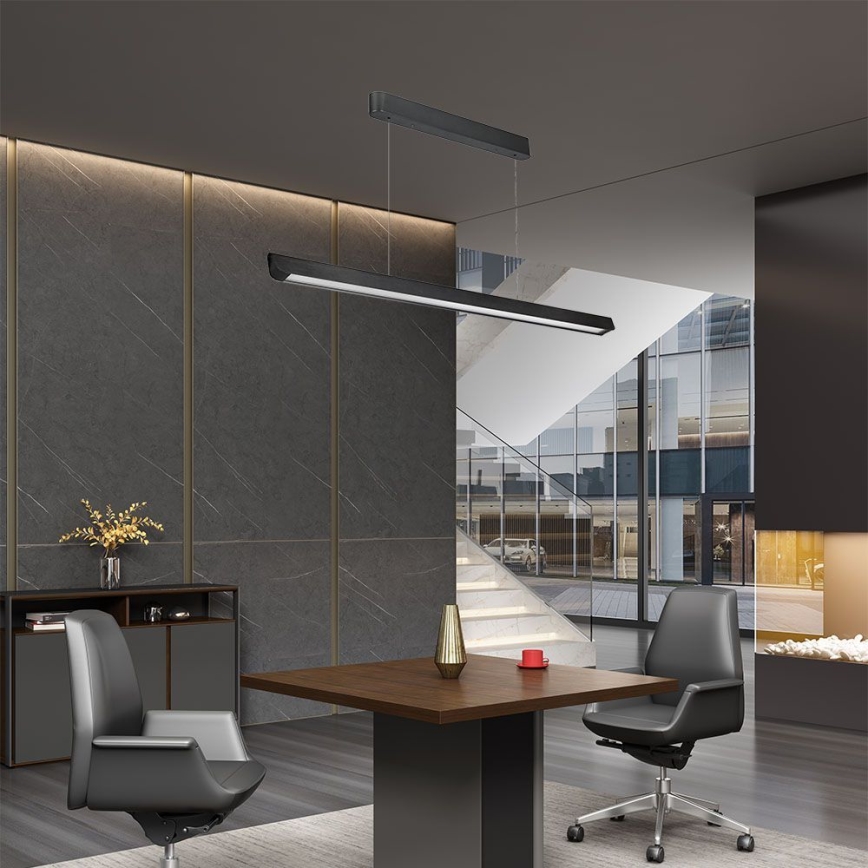 LED pendel LED/36W/230V 3000/4000/6400K sort