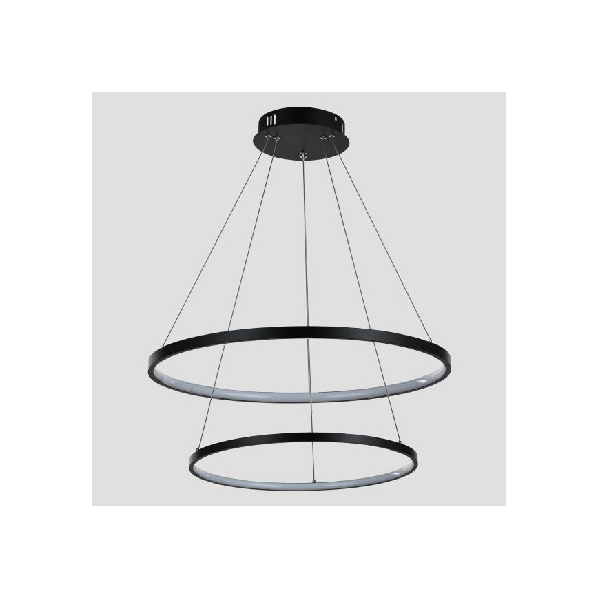 LED pendel LED/37W/230V 3000K sort
