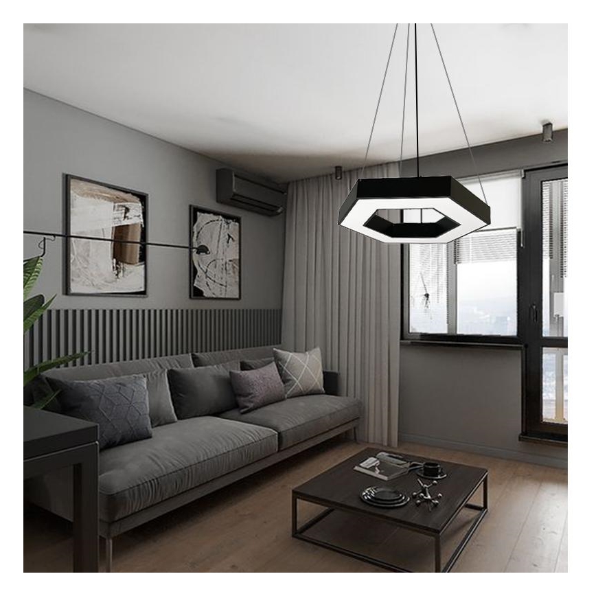 LED pendel LED/40W/230V 4000K diameter 80 cm