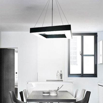 LED pendel LED/55W/230V 4000K 80x80 cm
