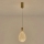 LED pendel LED/6,3W/230V 3000K guldfarvet diameter 14 cm