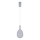 LED pendel LED/6,3W/230V 3000K skinnende krom diameter 14 cm