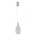 LED pendel LED/6,3W/230V 3000K skinnende krom diameter 20 cm