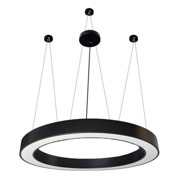 LED pendel LED/60W/230V 4000K diameter 120 cm sort