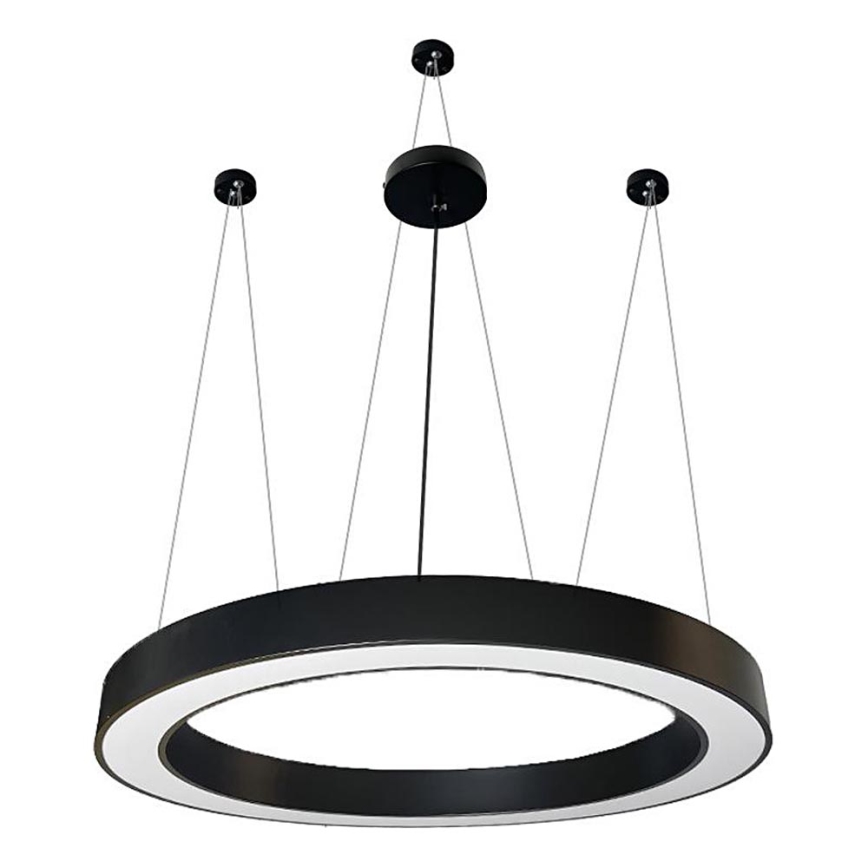 LED pendel LED/60W/230V 4000K diameter 120 cm sort