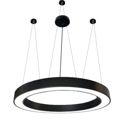 LED pendel LED/60W/230V 4000K diameter 120 cm sort