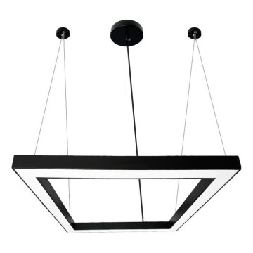 LED pendel LED/70W/230V 4000K 100x100 cm sort