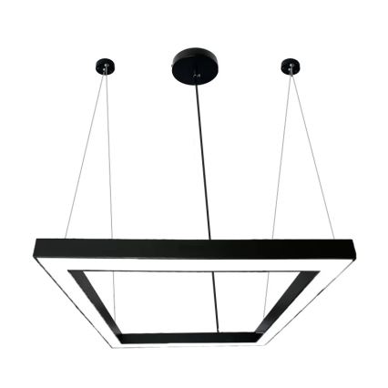 LED pendel LED/70W/230V 4000K 100x100 cm sort