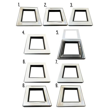 LED pendel LED/70W/230V 4000K 100x100 cm sort