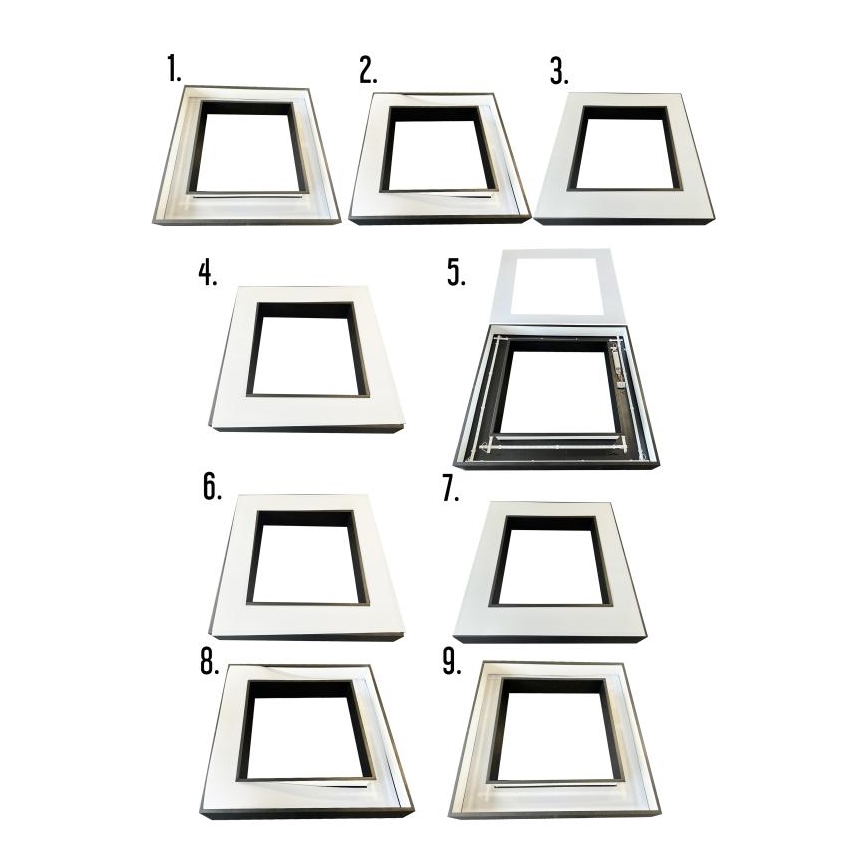 LED pendel LED/70W/230V 4000K 100x100 cm sort