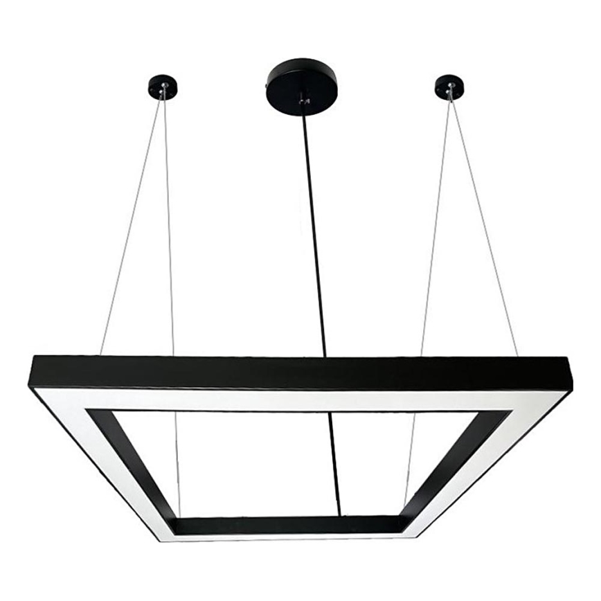 LED pendel LED/80W/230V 4000K 120x120 cm sort