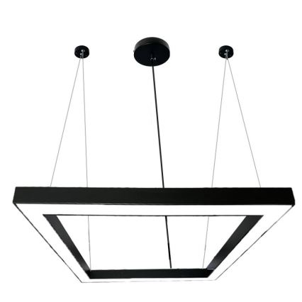 LED pendel LED/80W/230V 4000K 120x120 cm sort