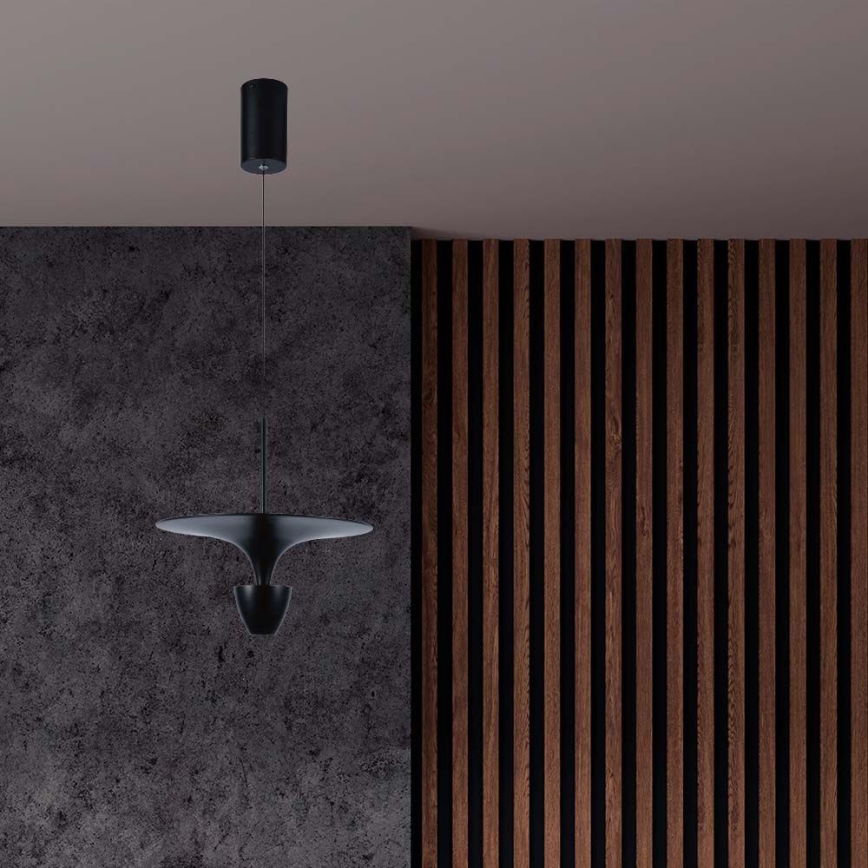 LED pendel LED/9W/230V 3000K sort