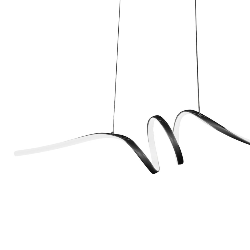 LED pendel LOOP LED/28W/230V sort